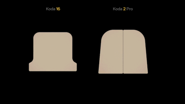 Porównanie powierzchni pieczenia Ooni Koda 12 vs Ooni Koda 2 Pro